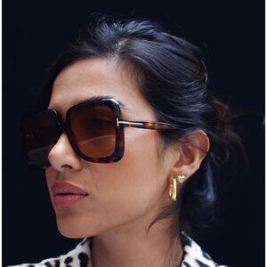 NEW TOM FORD SUNGLASSES LORELAI TF1156 52E WOMEN HAVANA EYEWEAR FT1156 52E